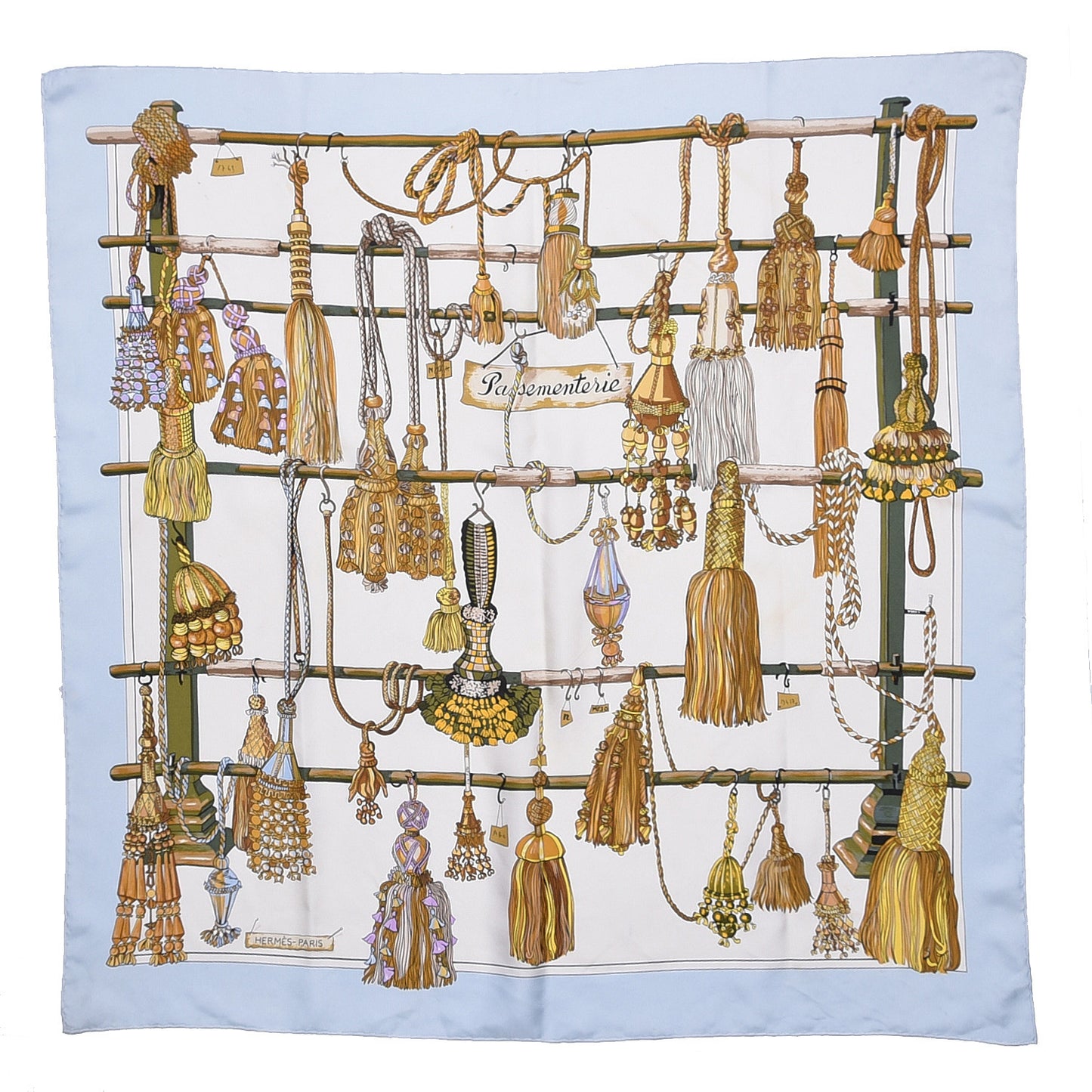 Silk Passementerie Scarf 90