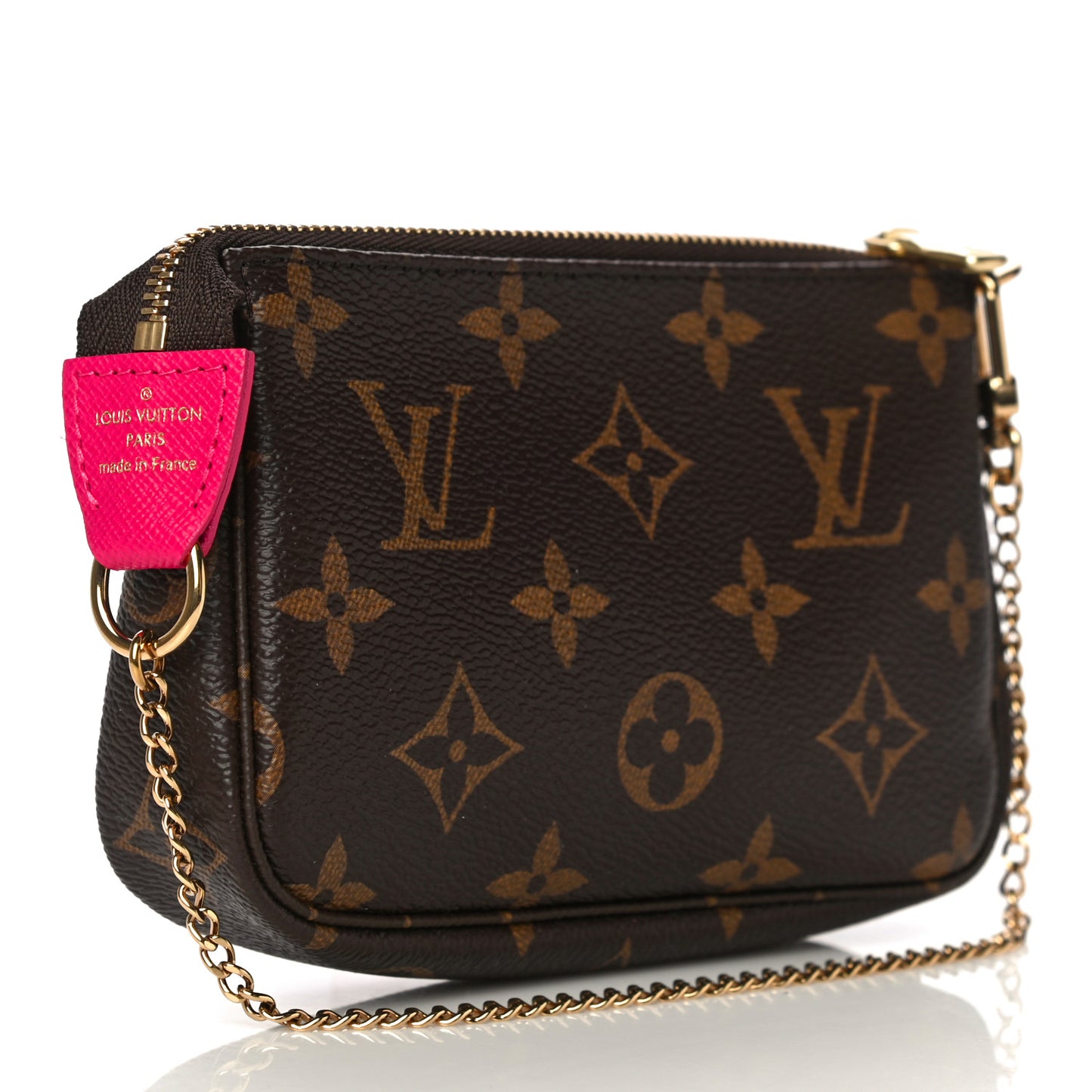 Monogram 2019 Christmas Animation Mini Courchevel Pochette Accessories Fuchsia