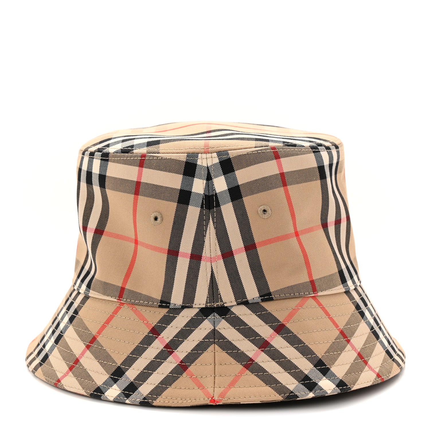 Burberry Technical Cotton Vintage Check Bucket Hat M Archive Beige 5 of 8