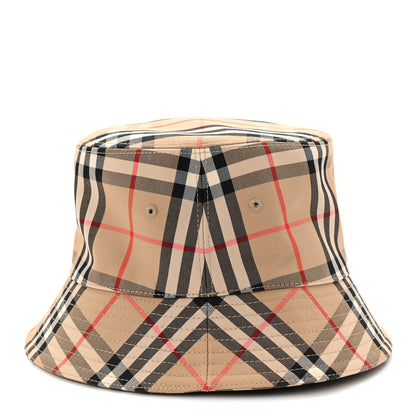Burberry Technical Cotton Vintage Check Bucket Hat M Archive Beige 5 of 8