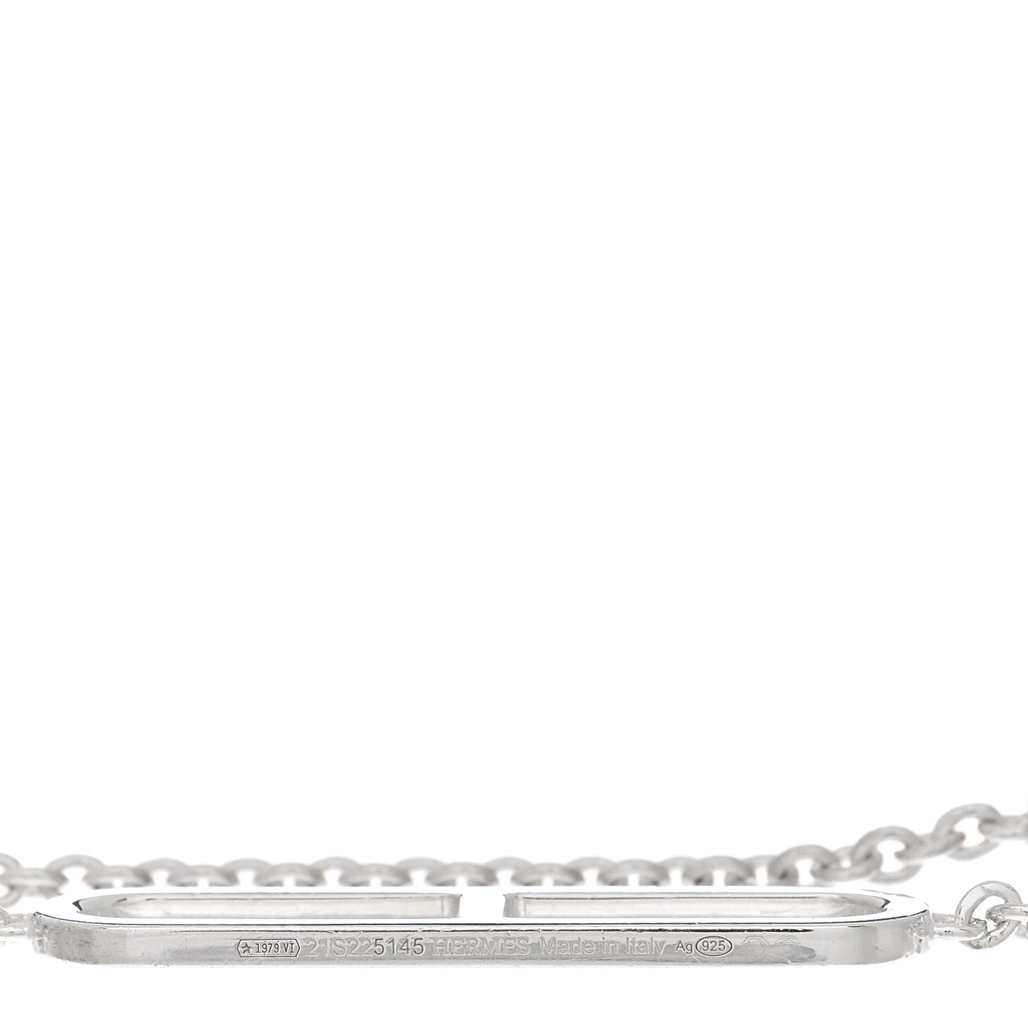 Hermes Sterling Silver Ever Chaine d'Ancre Long Lariat Necklace 4 of 5