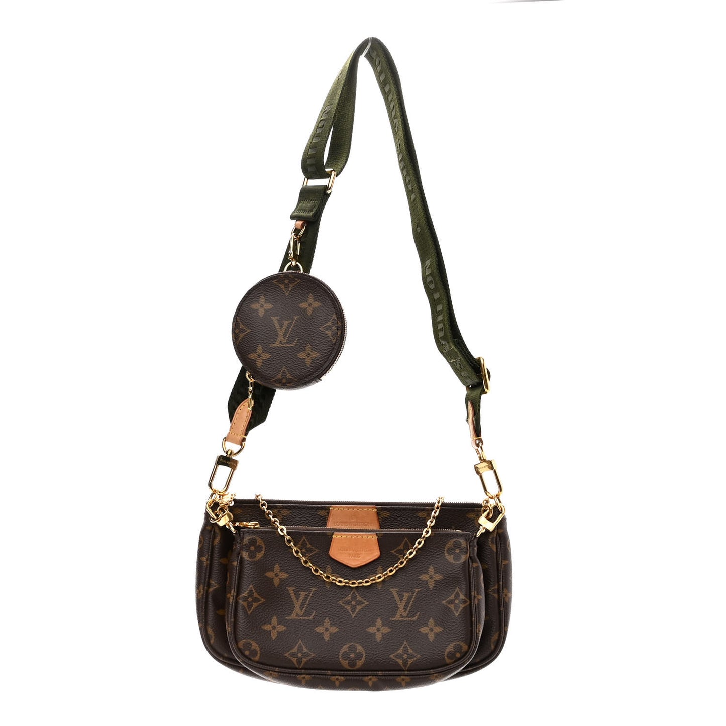 Monogram Multi Pochette Accessories Kaki