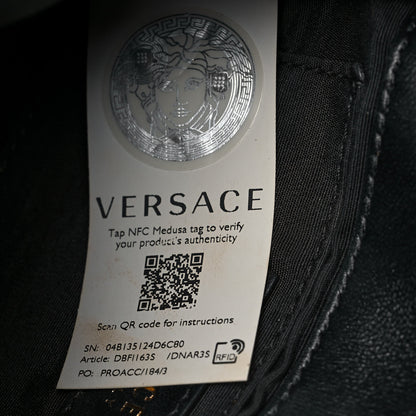 Versace Nappa Quilted Small Medusa Chain Crossbody Black 7 of 9