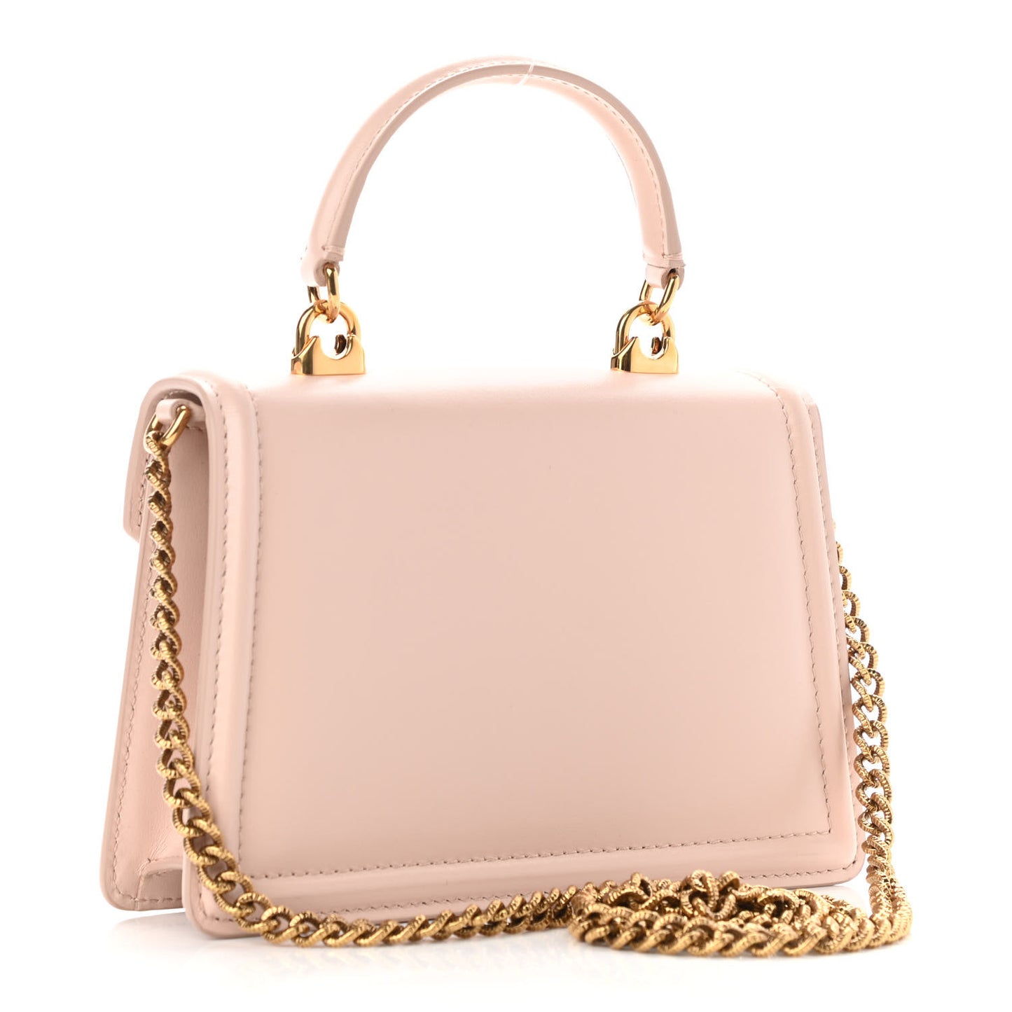 Smooth Calfskin Small Devotion Envelope Top Handle Bag Pink
