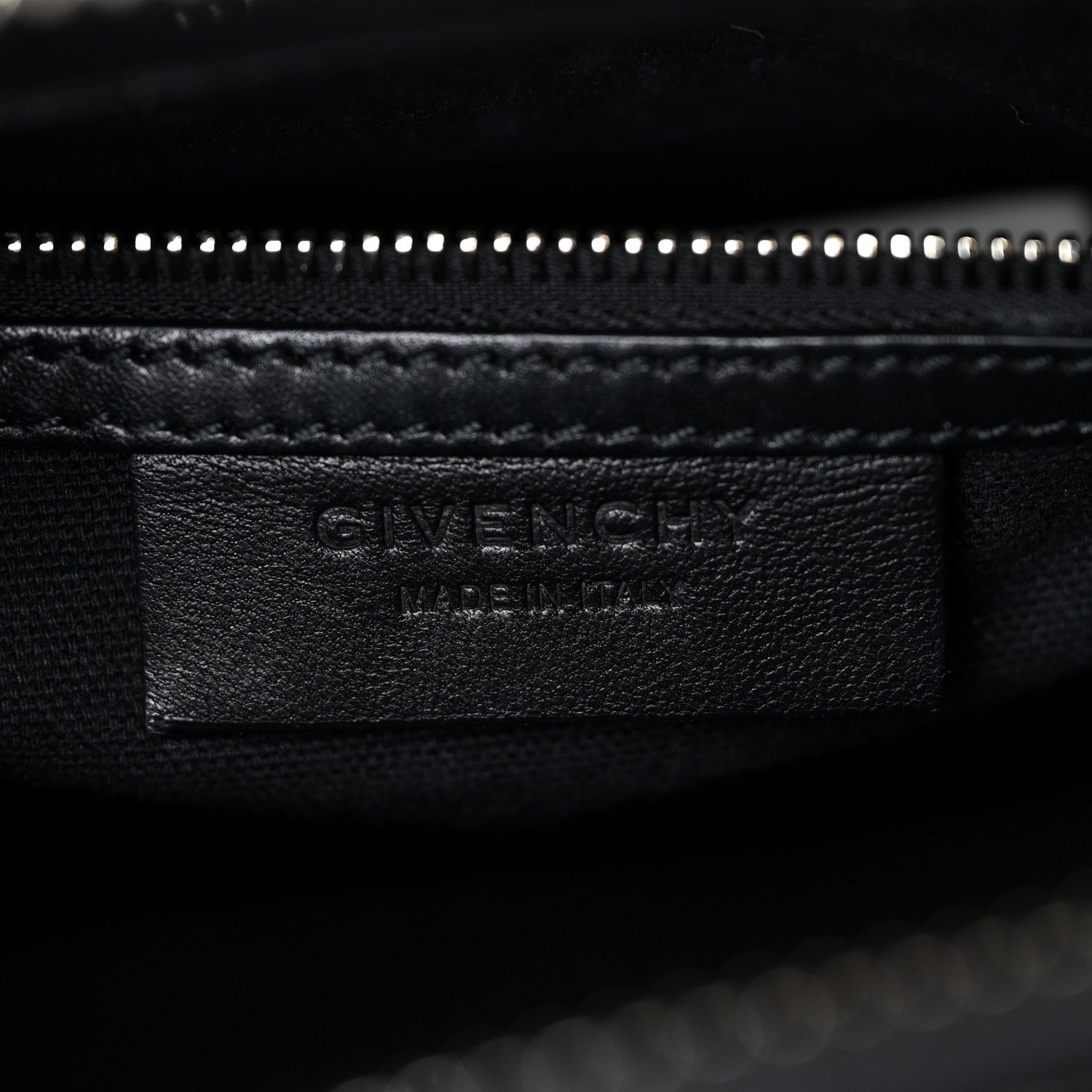 Givenchy Calfskin Crocodile Embossed Mini Antigona Black 6 of 13