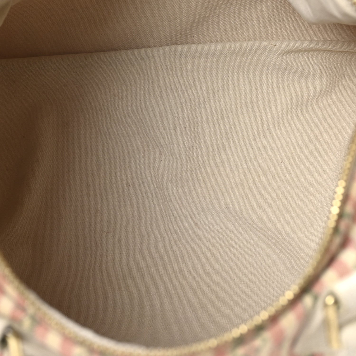 Louis Vuitton Mini Lin Croisette Speedy 30 Rouge 5 of 14