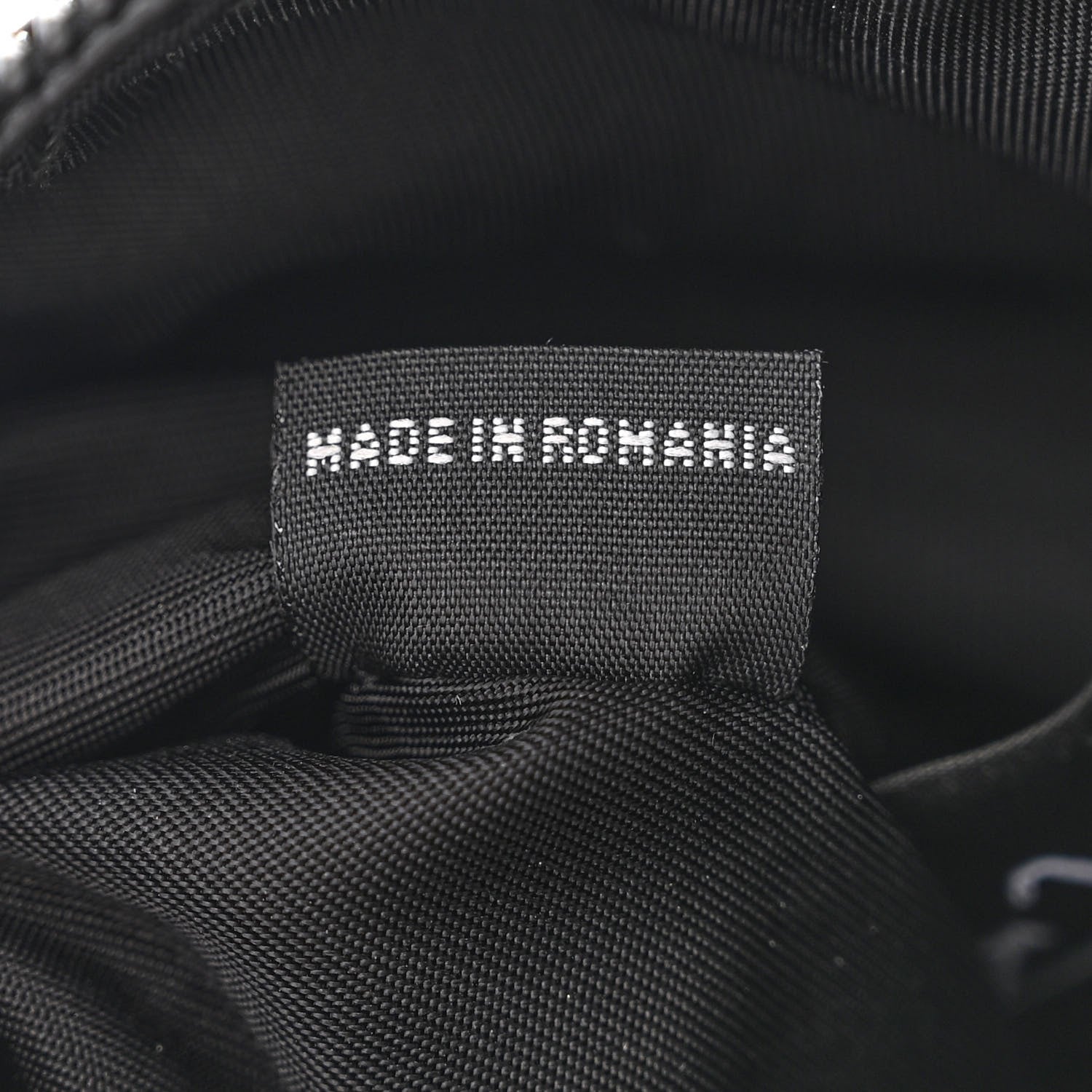Prada Tessuto Nylon Saffiano Belt Bag Black 8 of 13