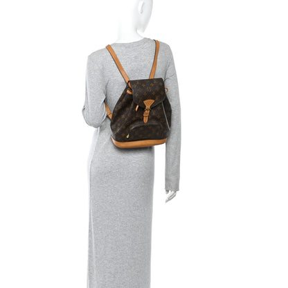 Louis Vuitton Monogram Montsouris MM Backpack 2 of 9