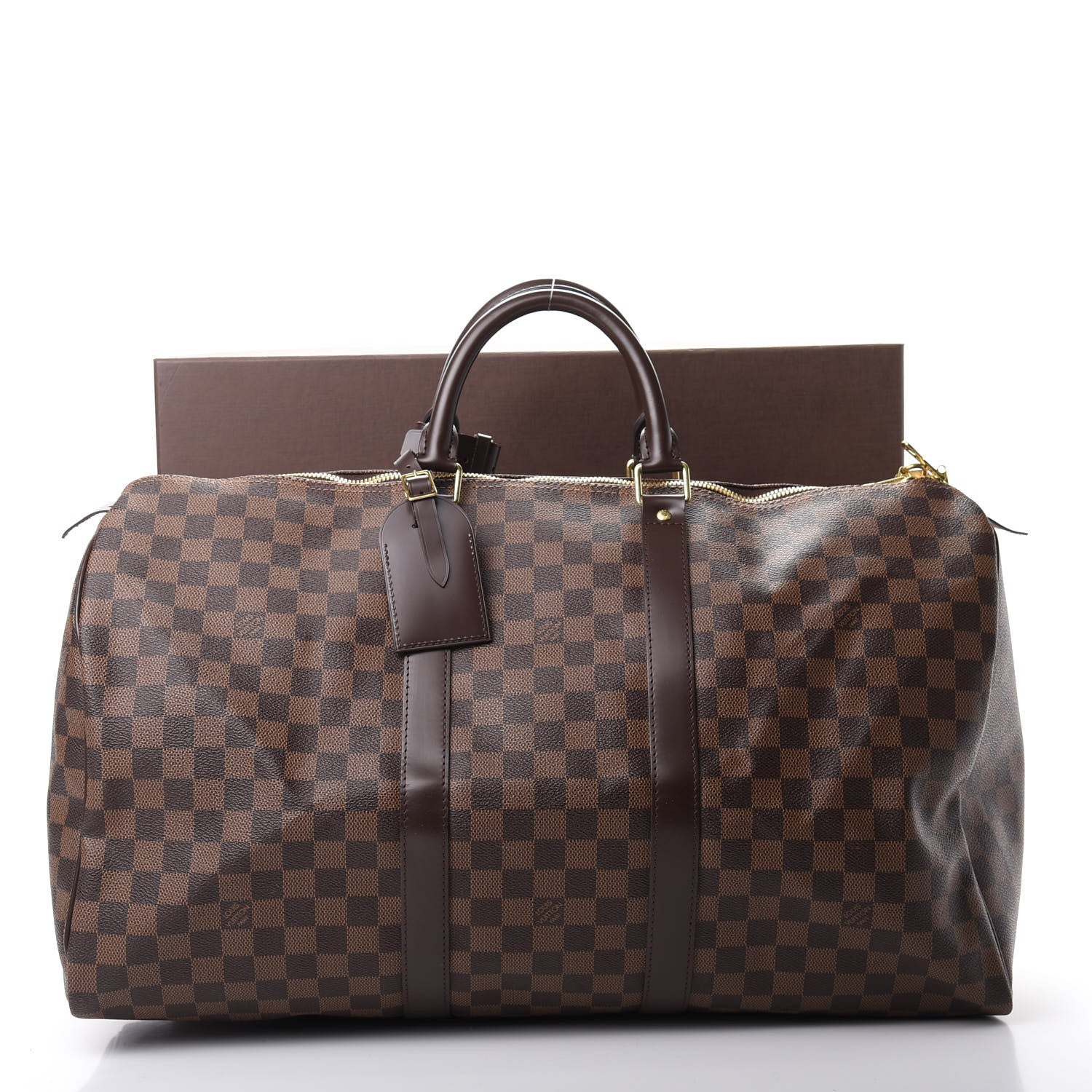 Louis Vuitton Damier Ebene Keepall 50 11 of 11