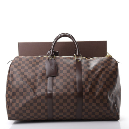 Louis Vuitton Damier Ebene Keepall 50 11 of 11