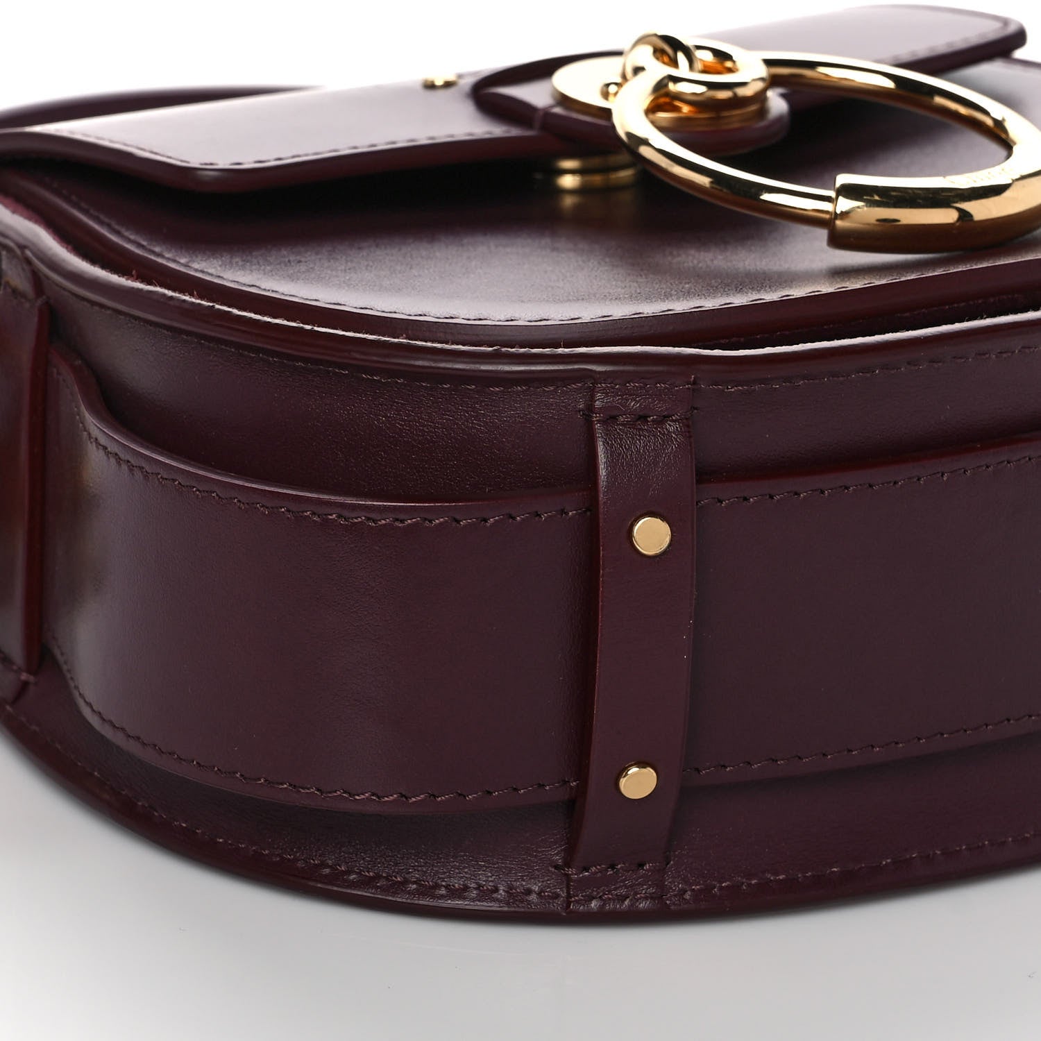 Chloe Calfskin Small Tess Bag Burnt Brown 8 of 11