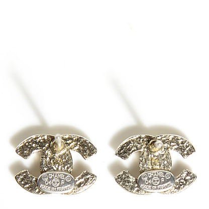 Chanel Enamel CC Earrings Purple 3 of 5