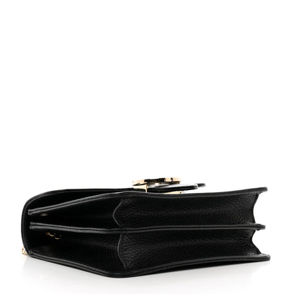 Gucci Dollar Calfskin Small Interlocking G Shoulder Bag Black 4 of 10
