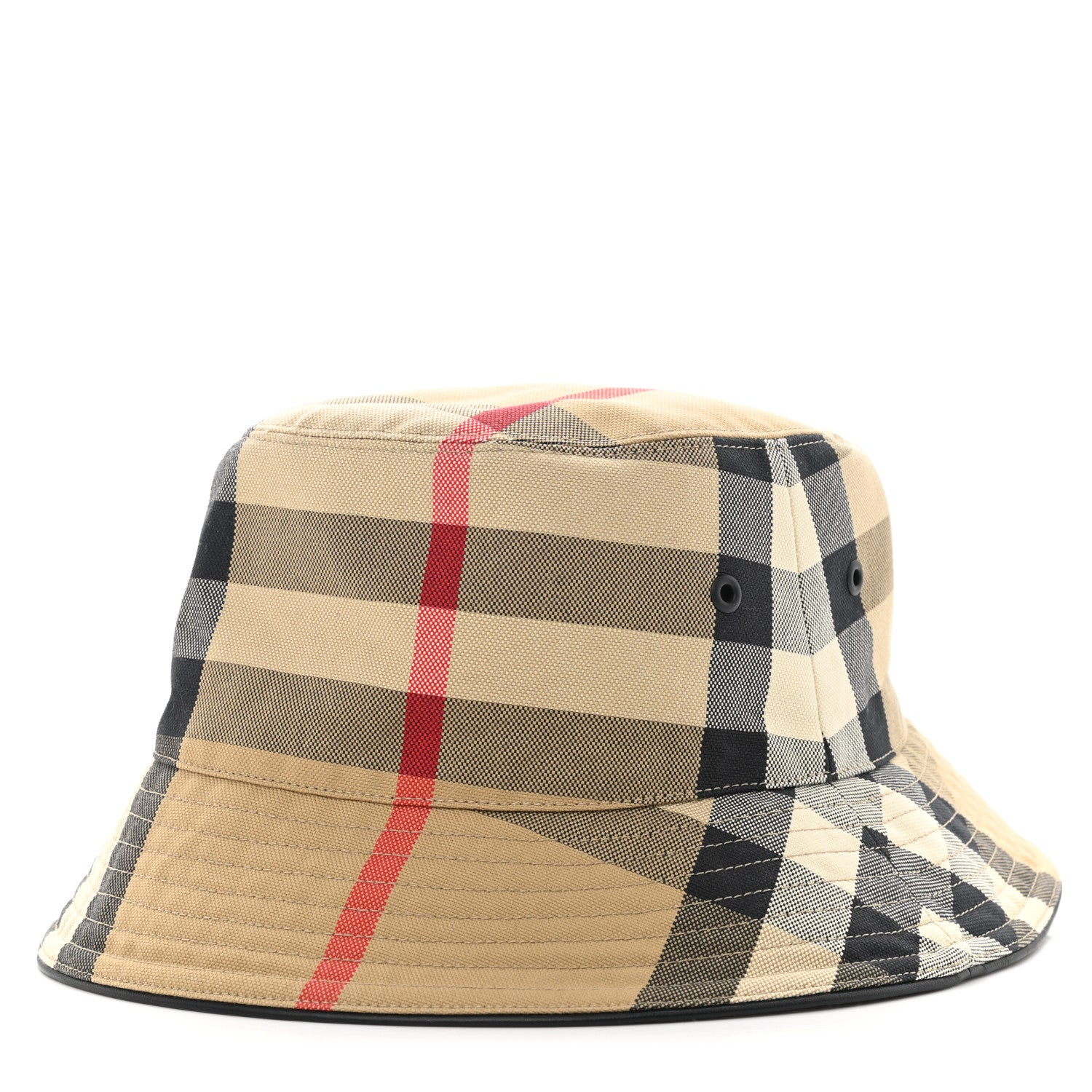 Burberry Technical Cotton Giant Check Bucket Hat L 1 of 10