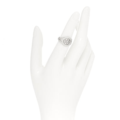 Tiffany Platinum Diamond Voile Ring 49 4.75 2 of 5