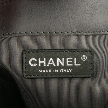 Chanel Calfskin Boy Reverso Shopping Tote Grey 6 of 7