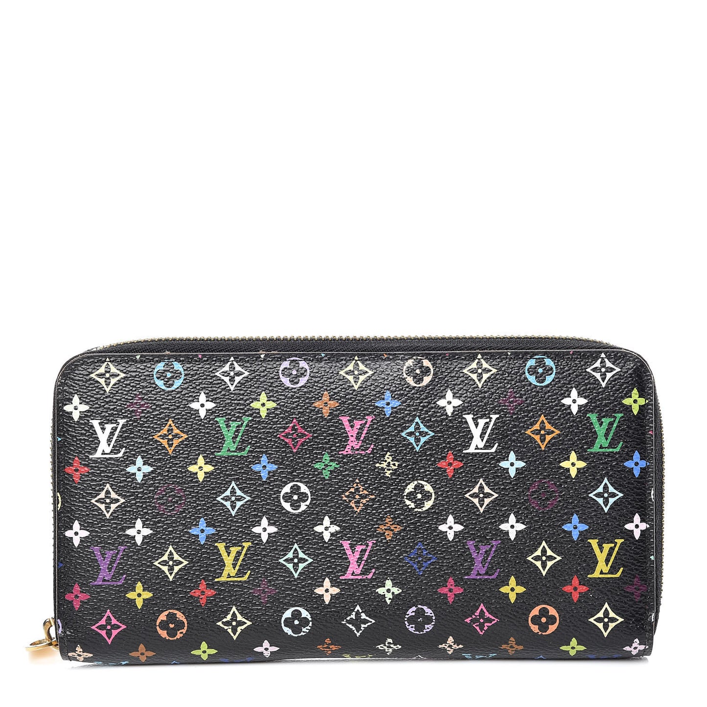 Monogram Multicolor Zippy Wallet Black Grenade