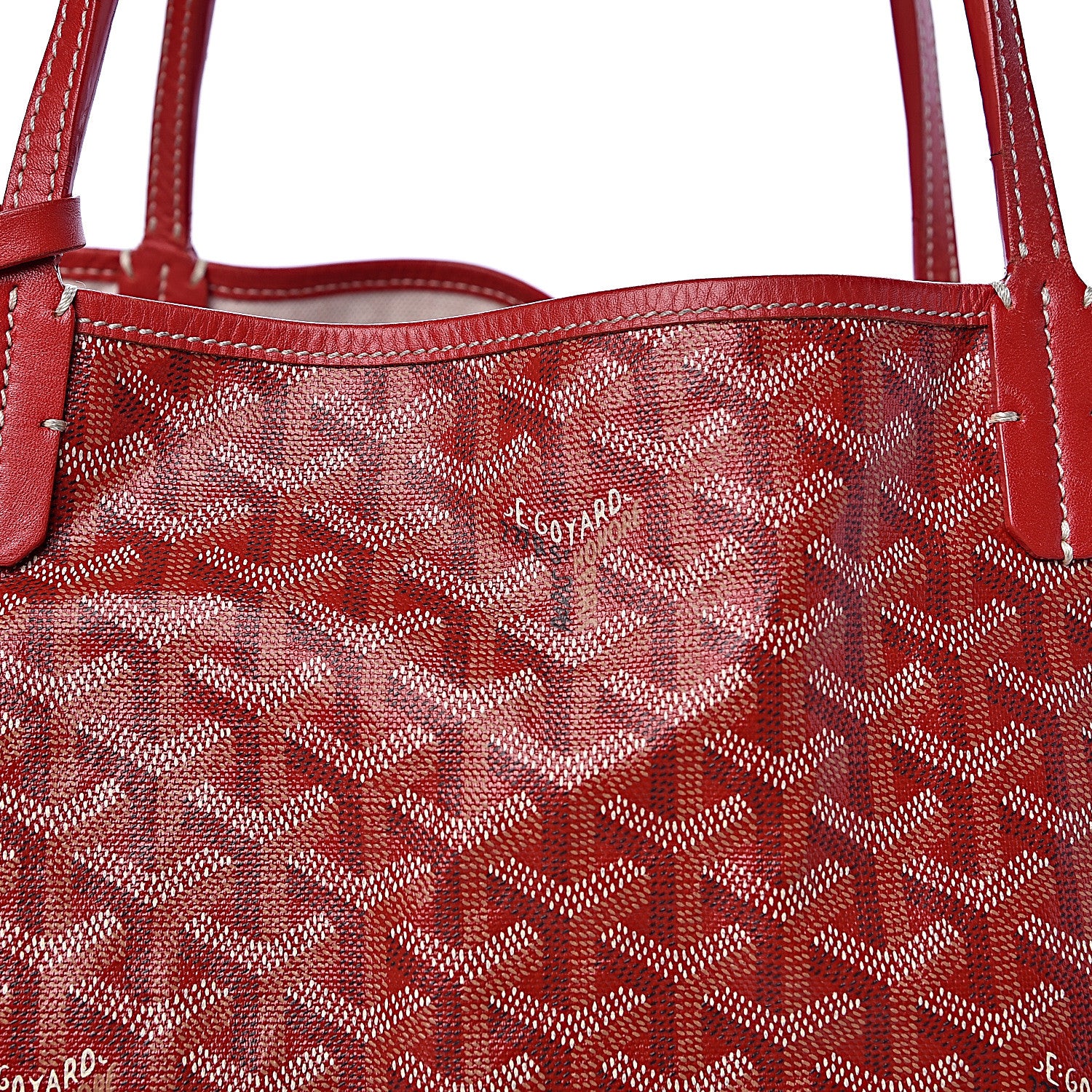 Goyard Goyardine Saint Louis GM Red 10 of 14