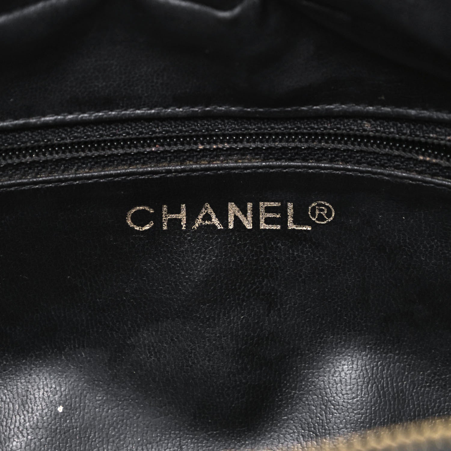 Chanel Lambskin Quilted Cosmetic Case Black 6 of 13