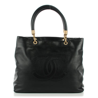 Chanel Deerskin CC Tote Black 1 of 8