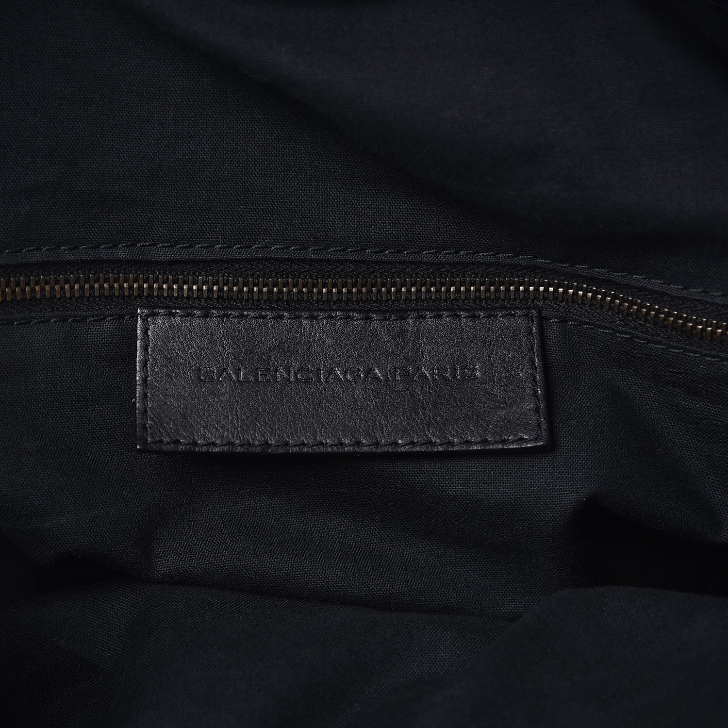Balenciaga Nylon Agneau Classic Hardware Small Squash Duffle Bag Black 6 of 13