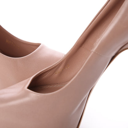 Louis Vuitton Smooth Calfskin Oh Really Peep Toe Pumps 38 Beige Nude 11 of 11