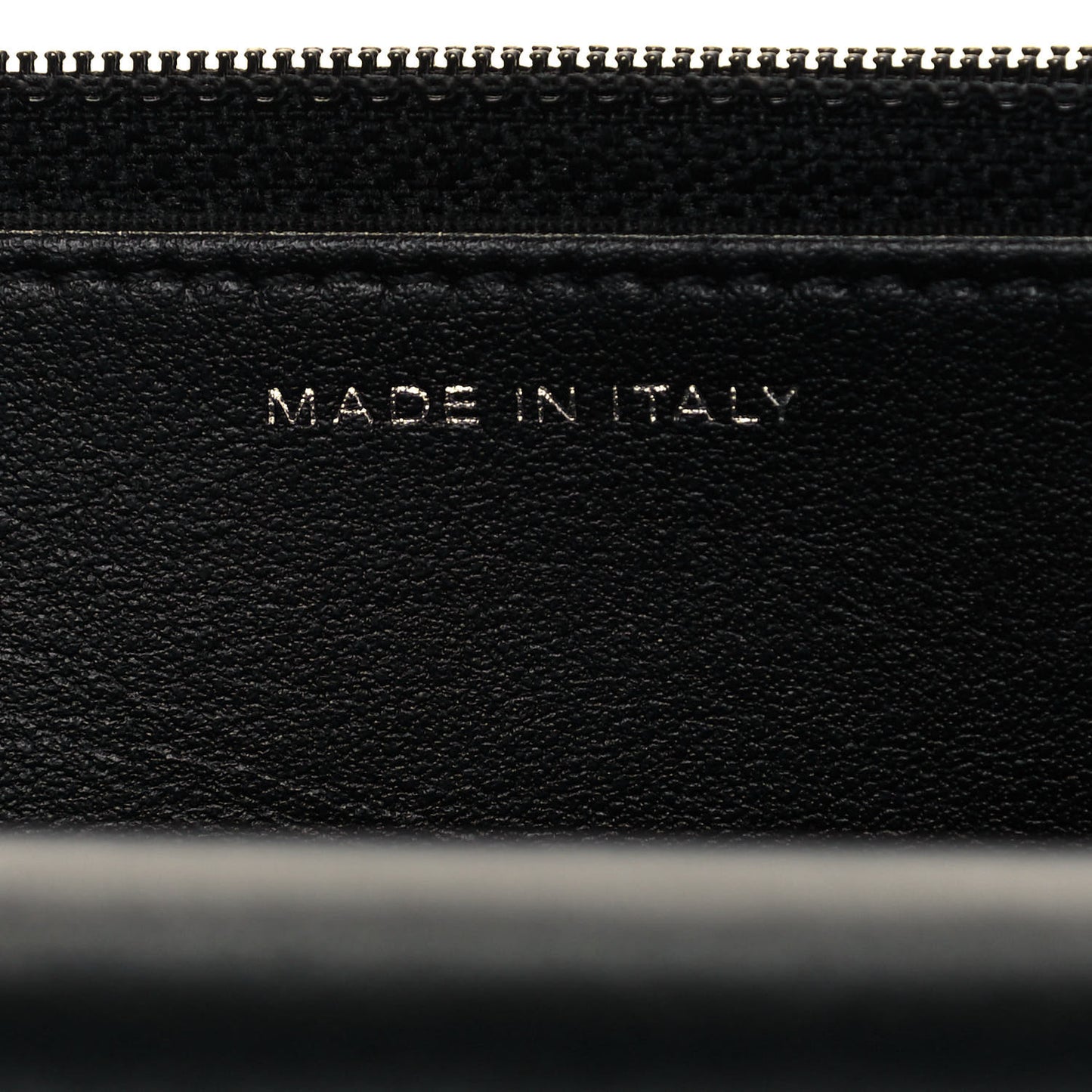 Caviar Camellia Embossed Wallet On Chain WOC Black