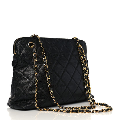 Chanel Caviar Quilted Flap Shoulder Bag Black 3 of 8
