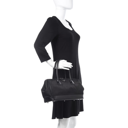 Prada Tessuto Nylon Soft Calf Bowler Black 2 of 13