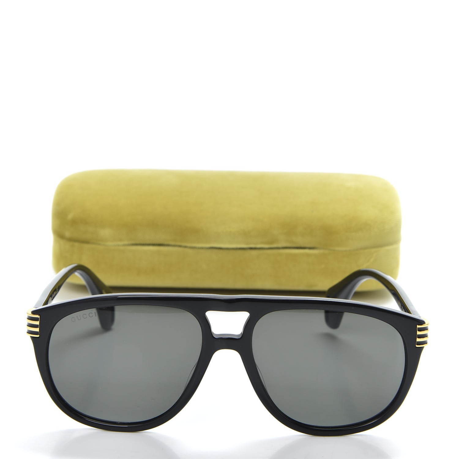 Gucci Acetate Aviator Sunglasses GG0525S Black 8 of 8