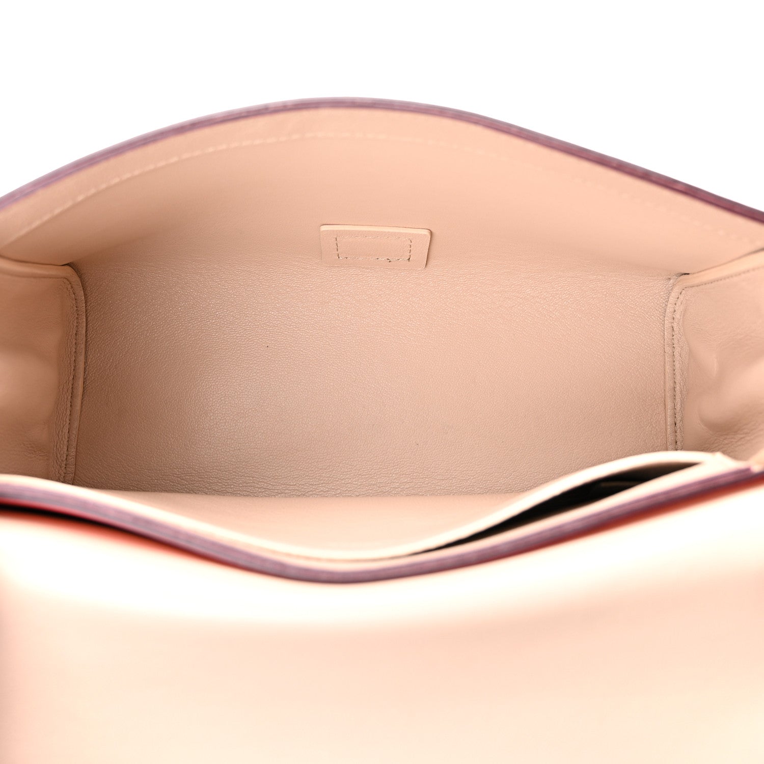 Chloe Lambskin Medium Elle Chain Clutch Coral Pop 5 of 10