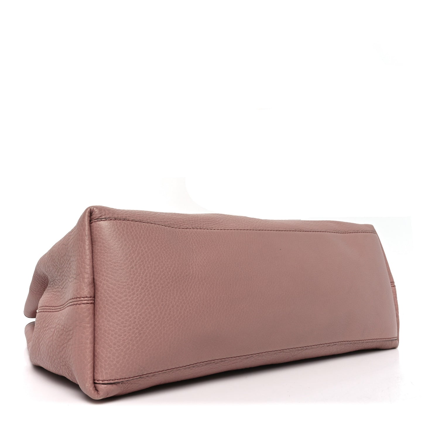 Pebbled Calfskin Medium Soho Chain Shoulder Bag Dark Cipria