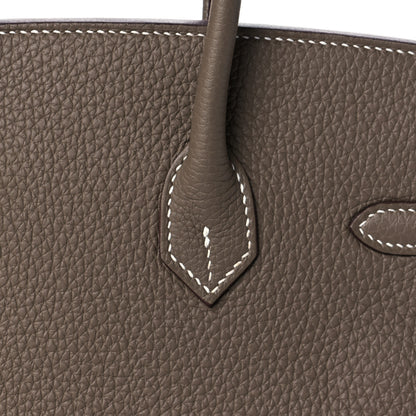 Hermes Togo Birkin 25 Etoupe 8 of 33