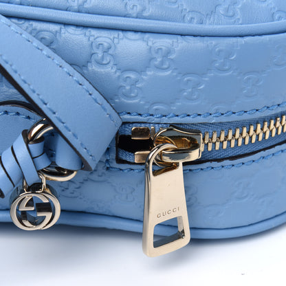 Gucci Microguccissima Mini Bree Messenger Bag Mineral Blue 7 of 7