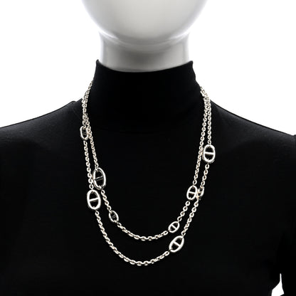 Hermes Sterling Silver Farandole Necklace 120 2 of 5