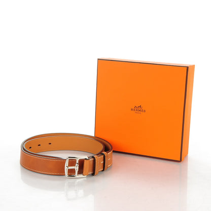 Hermes Barenia Etriviere 32mm Belt 90 Fauve 7 of 7