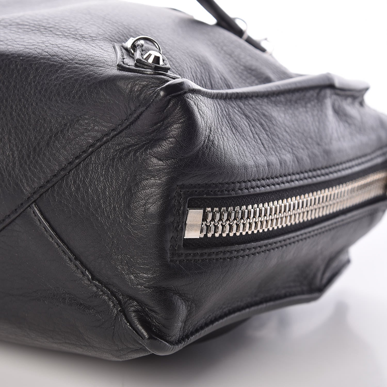 Balenciaga Grained Calfskin Papier Mini A4 Zip Around Tote Black 6 of 11