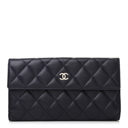 Chanel Caviar Quilted Large Flap Wallet Black 1 of 10