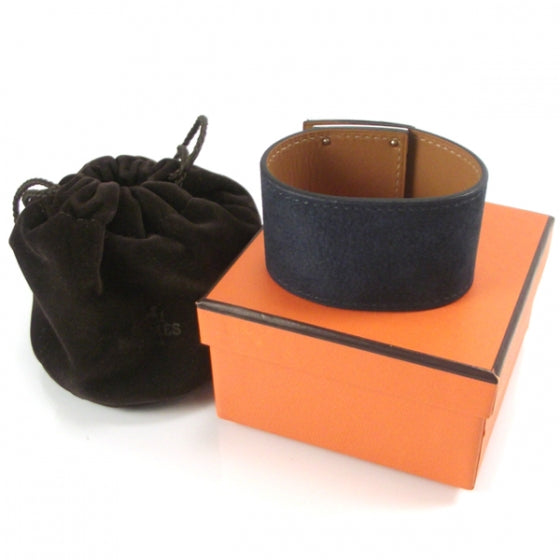 Kelly Suede Dog Bracelet Bleu