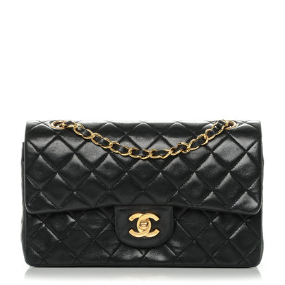 Chanel Lambskin Quilted Small Double Flap Black 1 of 6