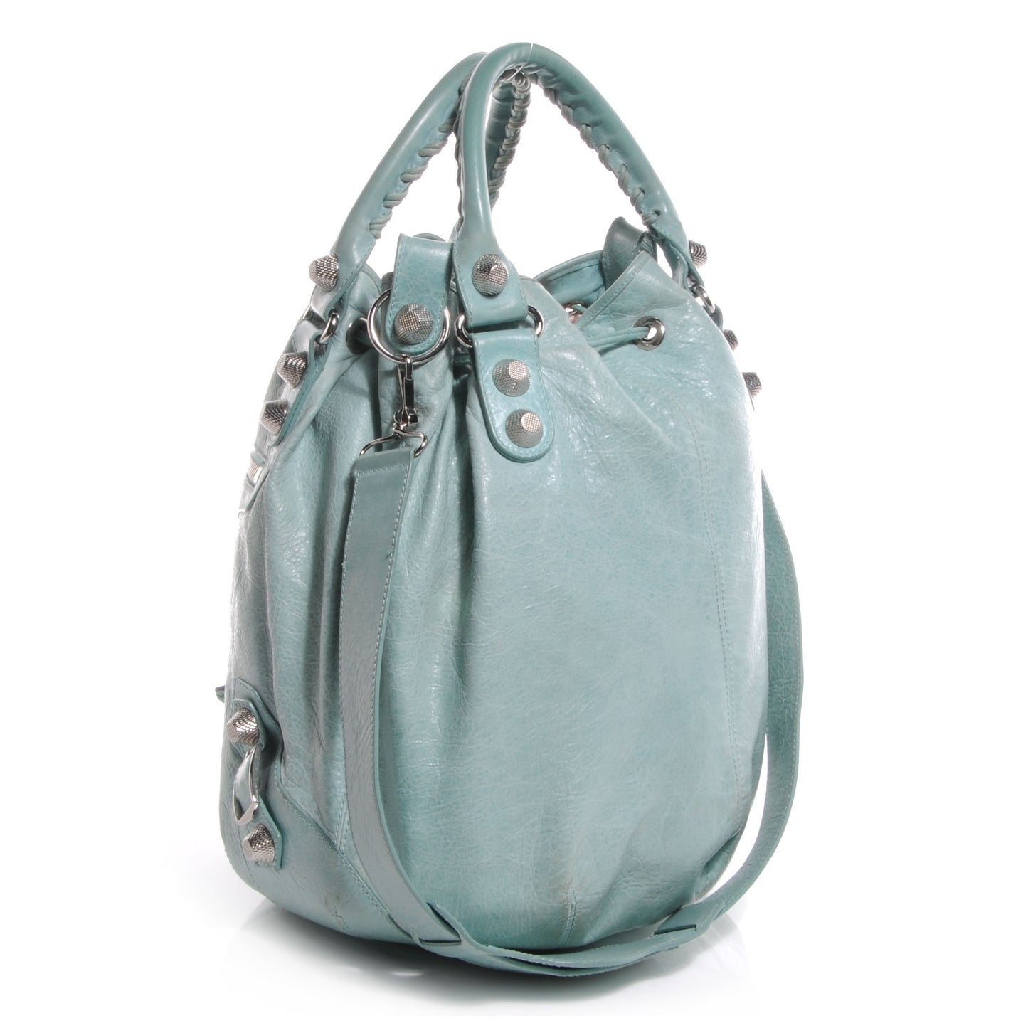Agneau Giant 21 Silver Hardware Pompon Maldives