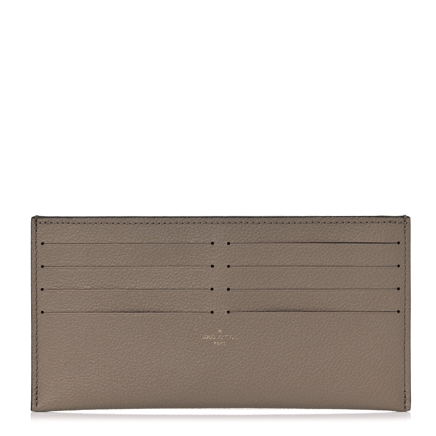 Louis Vuitton Calfskin Felicie Chain Wallet Card Holder Insert Tourterelle 1 of 6