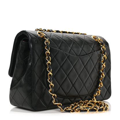 Chanel Lambskin Quilted Small Double Flap Black 3 of 10