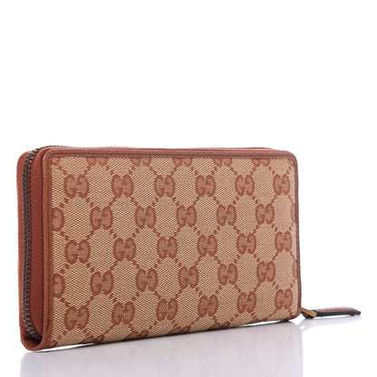 Gucci X MLB GG Monogram NY Yankees Zip Around Wallet Beige Ruggine Ivory 3 of 11