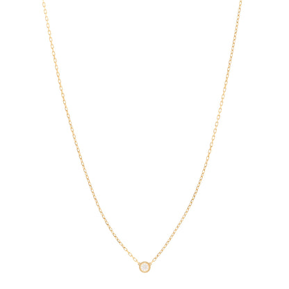Cartier 18K Yellow Gold Diamond SM D'Amour Pendant Necklace 1 of 4