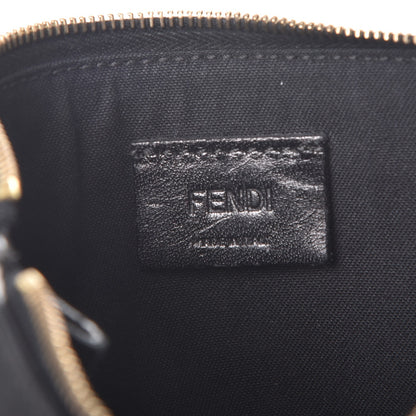Fendi Vitello Elite Crystal Monster Eyes Zip Pouch Black Cedro 6 of 8