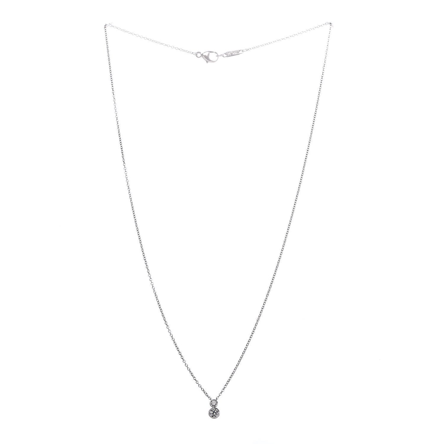 Platinum Diamond 0.19ct Jazz Pendant Necklace