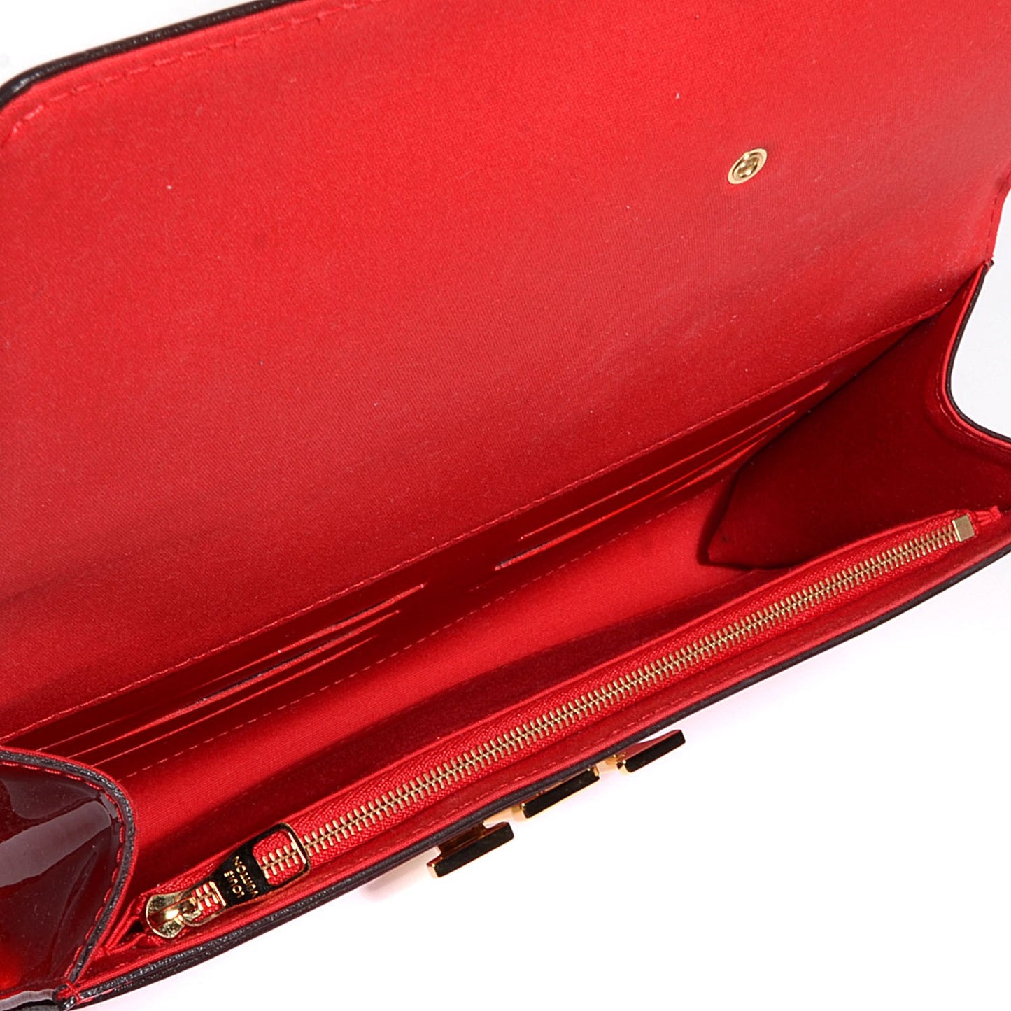 Patent Louise Clutch Pomme D'Amour