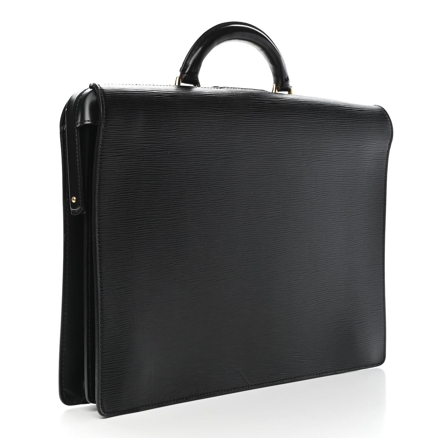 Epi Serviette Fermoir Briefcase Black