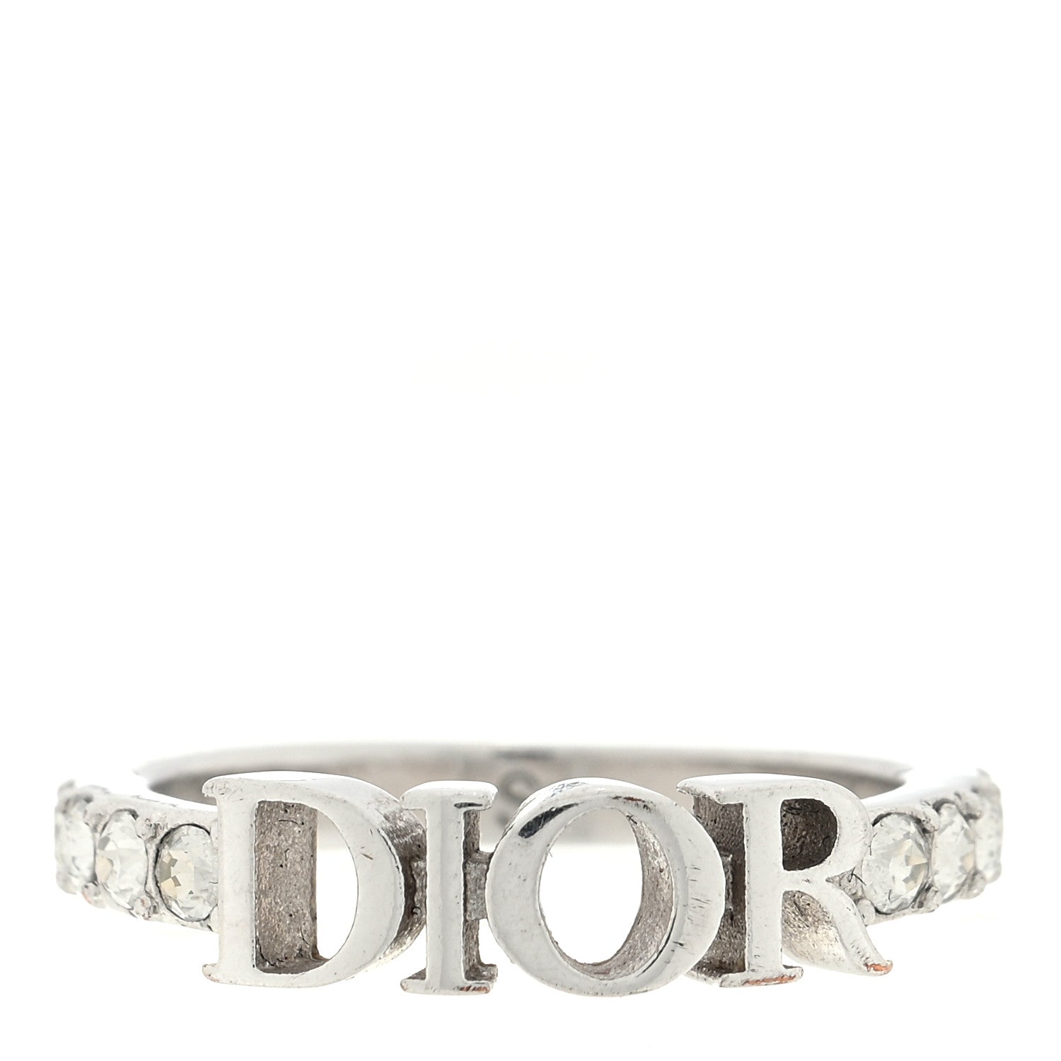 Christian Dior Metal Crystal Dio(R)evolution Ring S Silver 1 of 4